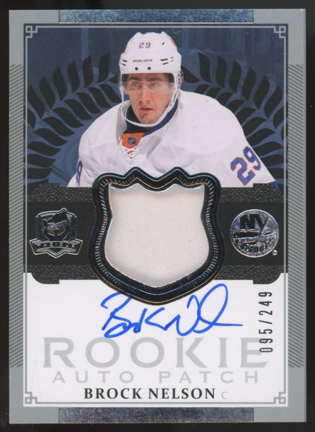 2013-14 Upper Deck The Cup Brock Nelson RC Patch Auto RPA /249 #128