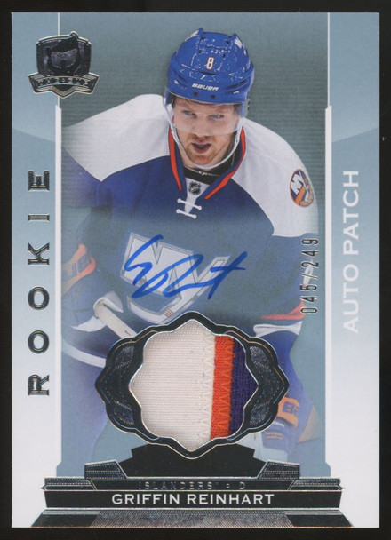 2014-15 Upper Deck The Cup Griffin Reinhart RC Patch Auto RPA /249 #130