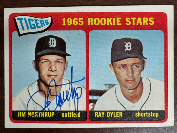 1965 Topps Jim Northrup RC #259 Signed Autographed JSA
