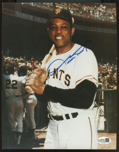 Willie Mays Signed Autographed 8x10 Photo JSA *560