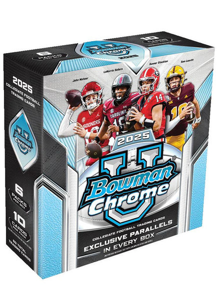 2025 Bowman University Chrome Football Mega Box