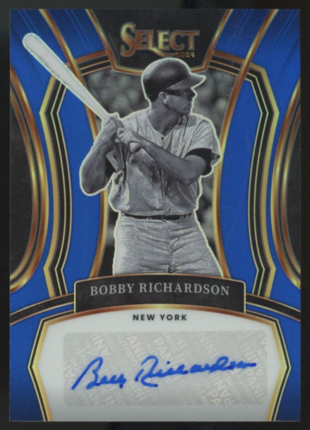 2024 Panini Select Bobby Richardson Legendary Blue Auto /49 #LEG-BR