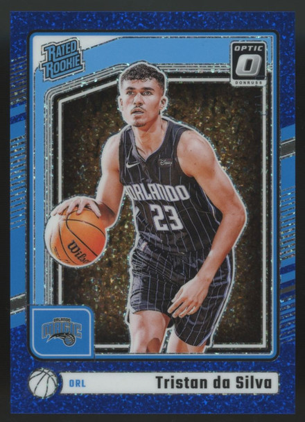 2024-25 Donruss Optic Tristan Da Silva RC Rated Rookie Blue Glitter /15 #260