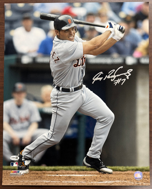 Ivan "Pudge" Rodriguez Signed Autographed 16x20 Photo JSA