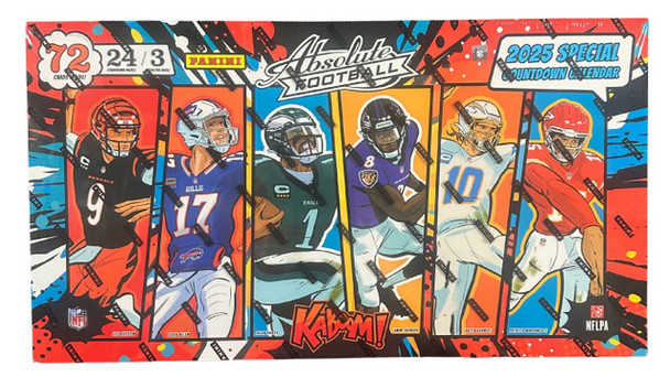 2025 Panini Absolute Football KABOOM! Countdown Calendar Box