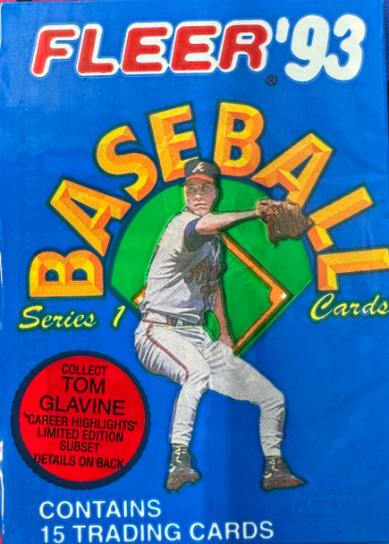 1993 Fleer Baseball Wax Pack