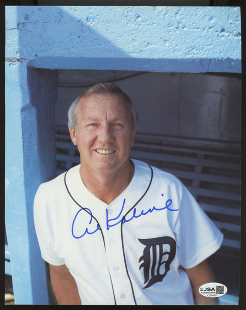 Al Kaline Signed Autographed 8x10 Photo JSA *400