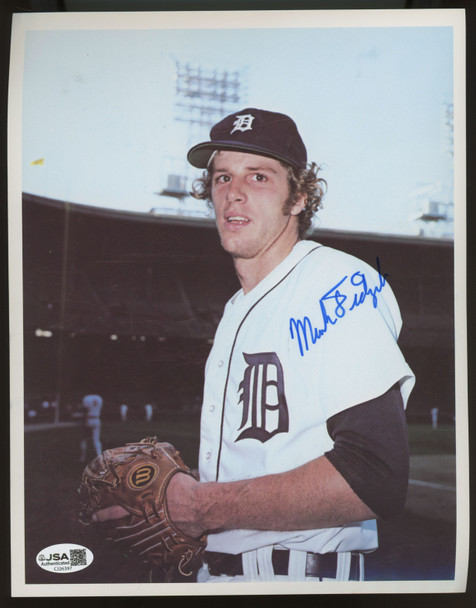 Mark Fidrych Signed Autographed 8x10 Photo JSA *397