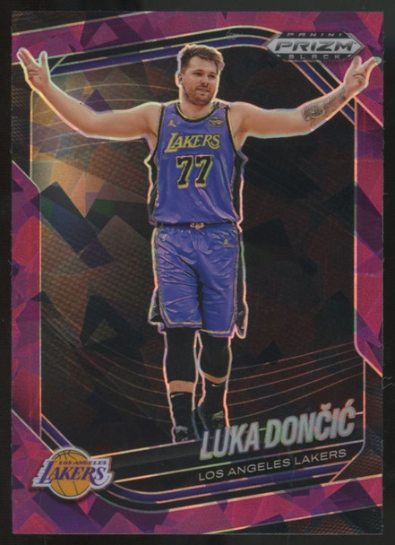 2024-25 Panini Prizm Black Luka Doncic Purple Ice /149 #5
