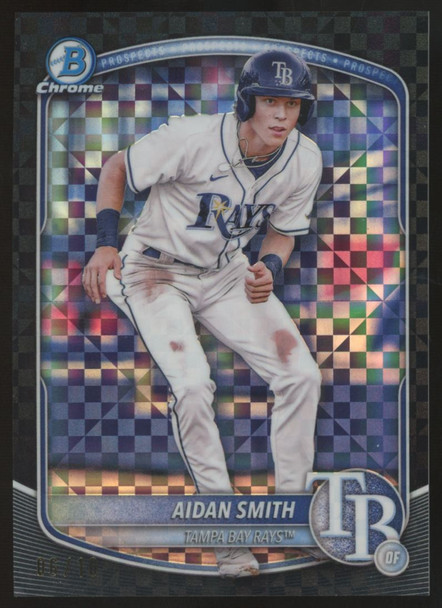 2025 Bowman Aidan Smith Prospect Black X-Fractor /10 #BCP-81