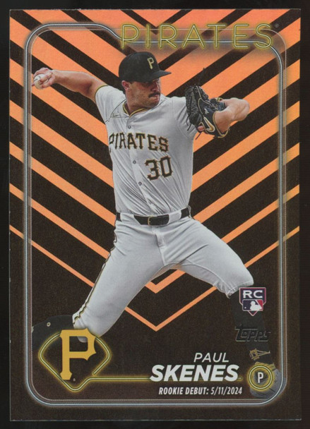 2024 Topps Update Paul Skenes RC Debut Holiday #US288