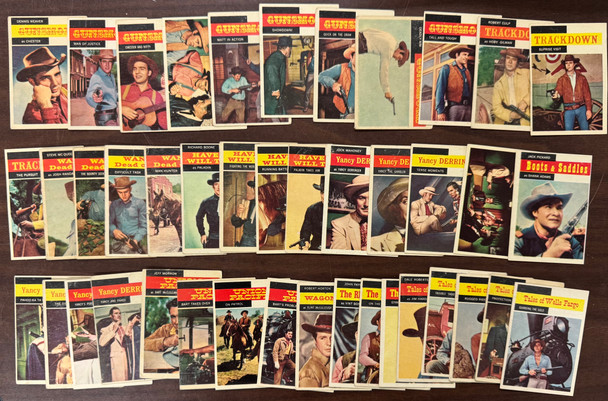 1958 Topps TV Westerns Partial Card Set (42/71) Good