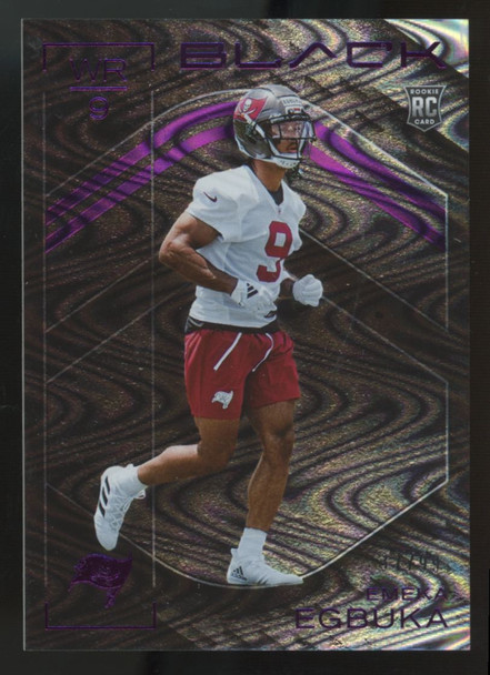 2025 Panini Black Emeka Egbuka RC Royal /99 #175