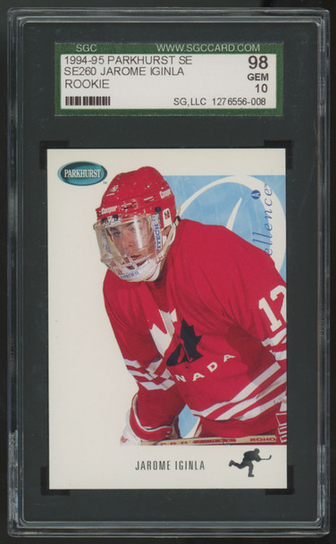 1994-95 Parkhurst Special Edition Jarome Iginla RC #SE260 SGC 10
