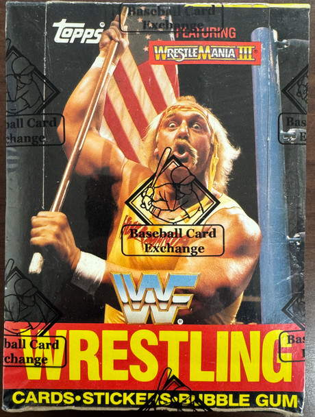 1987 Topps WWF Wrestling Wax Box BBCE Wrapped & Sealed