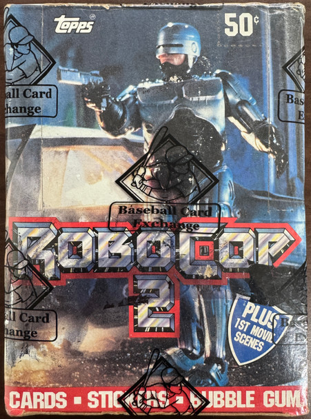 1990 Topps Robocop 2 Wax Box BBCE Wrapped & Sealed