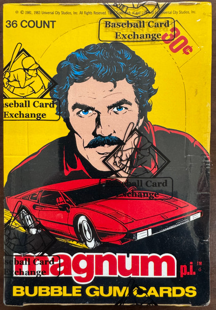 1983 Donruss Magnum P.I. Wax Box BBCE Wrapped & Sealed