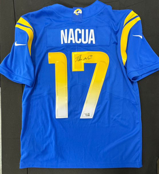 Puka Nacua Signed Autographed Nike On-Field Jersey Sz L Fanatics COA