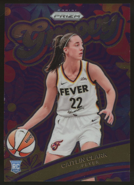 2024 Prizm WNBA Caitlin Clark RC Groovy #13