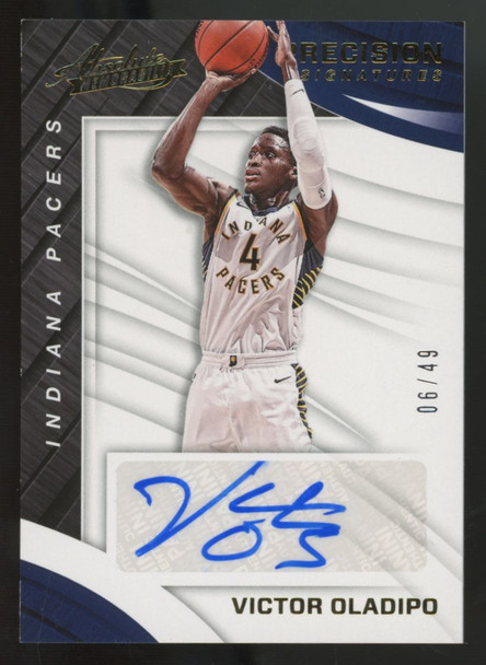 2017-18 Panini Absolute Victor Oladipo Precision Auto /49 #PS-VO