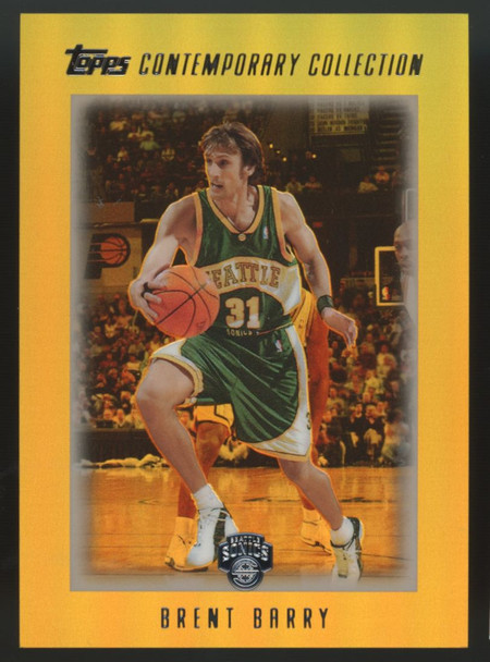 2003-04 Topps Contemporary Collection Brent Barry Gold /25 #102