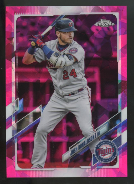 2021 Topps Chrome Sapphire Josh Donaldson Padparadscha Refractor 1/1 #94