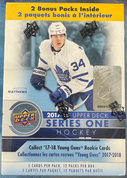 2017/18 Upper Deck Hockey Series 1 Blaster Box Factory Sealed