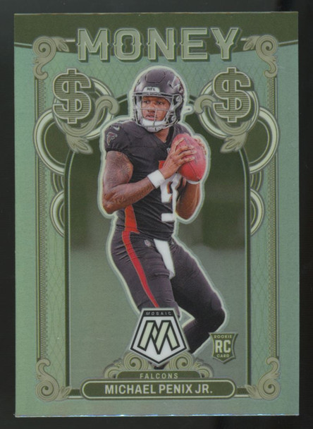 2024 Panini Mosaic Michael Penix Jr. RC Money Prizm SP #5