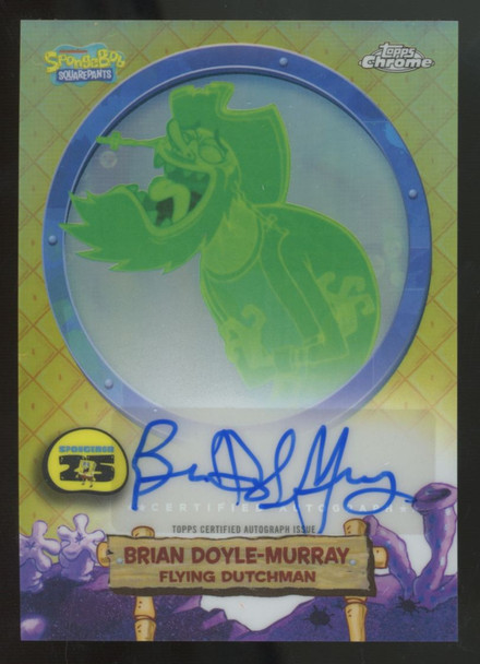 2025 Topps Chrome Spongebob Flying Dutchman/Brian Doyle-Murray Auto #SA-FD