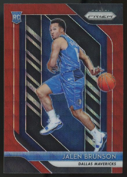 2018-19 Panini Prizm Jalen Brunson RC Ruby Wave #250