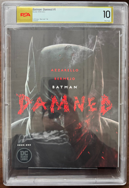 DC Comics Batman Damned #1 White Pages 1st Edition PSA 10 Gold Label