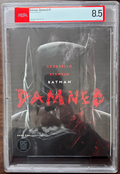 DC Comics Batman Damned #1 White Pages 1st Edition PSA 8.5