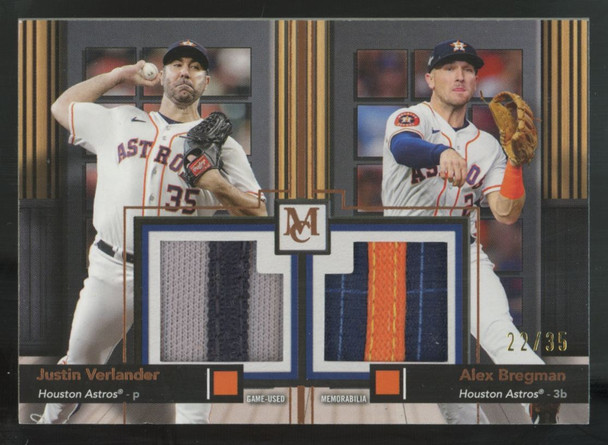 2024 Museum Collection Verlander/Bregman Meaningful Material Dual Patch /35