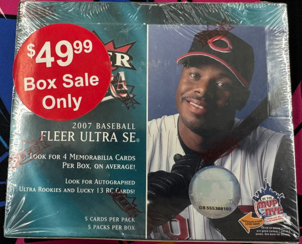 2007 Fleer Ultra SE Baseball Hobby Box Factory Sealed