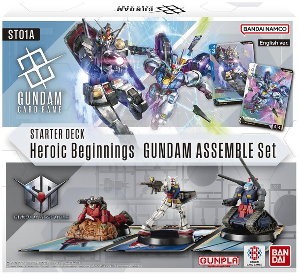Gundam: Starter Deck Assemble Set - Heroic Beginnings ST01A