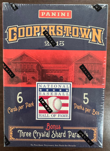 2013 Panini Cooperstown Baseball Hall of Fame Blaster Box Factory Sealed
