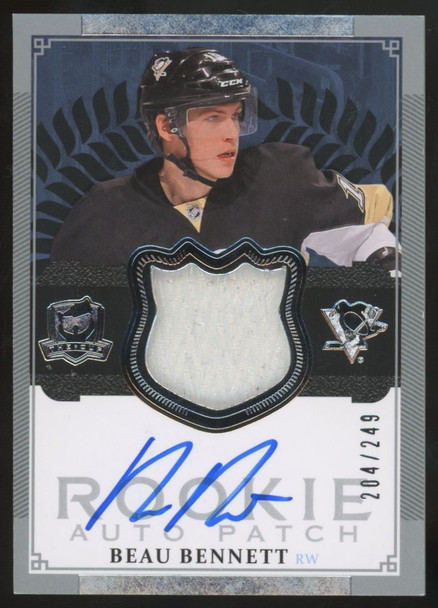 2013-14 Upper Deck The Cup Beau Bennett RC Patch Auto RPA /249 #172