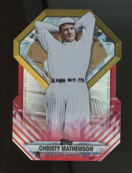 2022 Topps Cooperstown Collection Christy Mathewson Diamond Greats /10 #DGDC-64