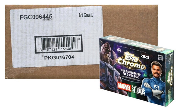 2024/25 Topps Marvel Studios Chrome Breaker's Delight Case (6)