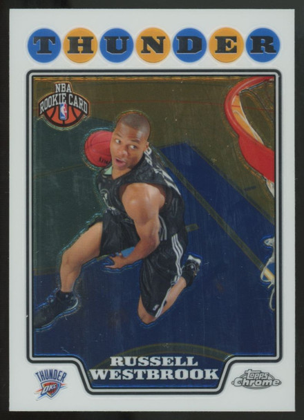 2008-09 Topps Chrome Russell Westbrook RC #184