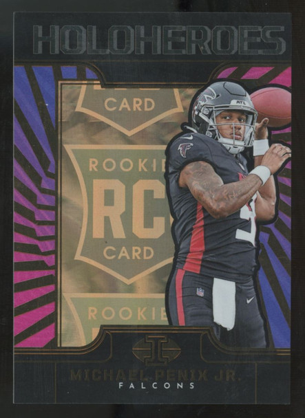 2024 Panini Illusions Michael Penix Jr. RC Holoheroes SSP #6