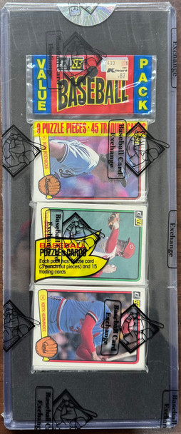 1983 Donruss Baseball Rack Pack BBCE Wrapped and Sealed