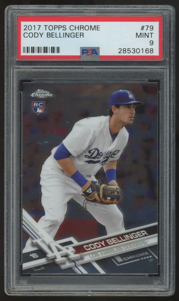 2017 Topps Chrome Cody Bellinger RC #79 PSA 9