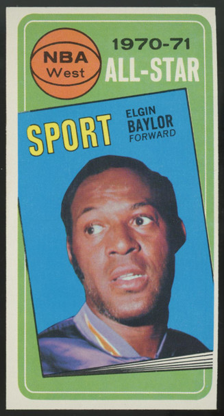 1970-71 Topps Elgin Baylor All-Star #113 EX/MT