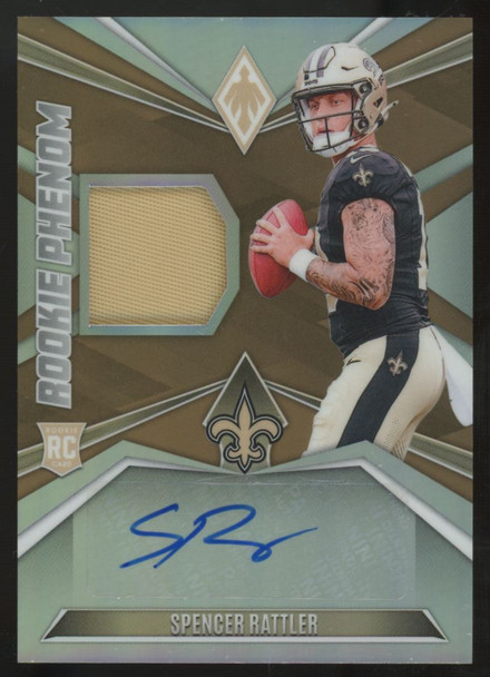 2024 Panini Phoenix Spencer Rattler RC Bronze Phenom Patch Auto RPA /33