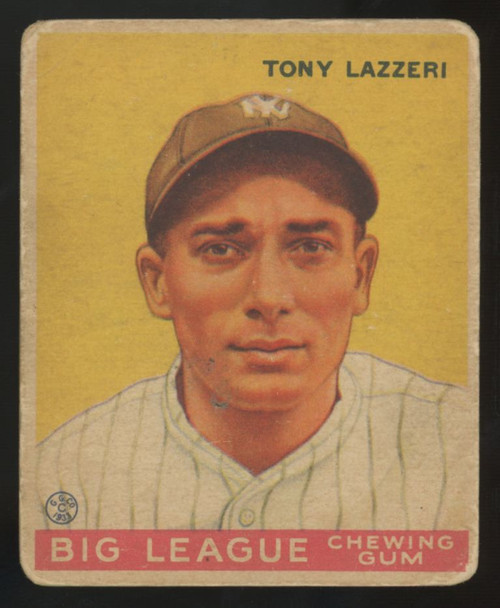 1933 Goudey Tony Lazzeri #31 Good