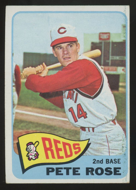 1965 Topps Pete Rose #207 G/VG (Crease)