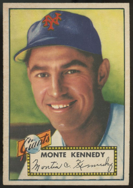 1952 Topps Monte Kennedy #124 EX