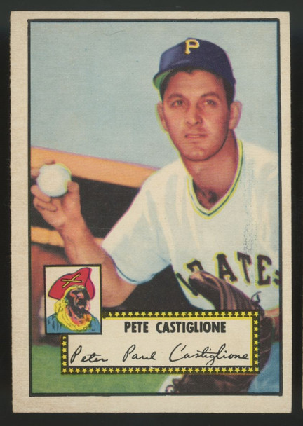 1952 Topps Pete Castiglione RC #260 EX