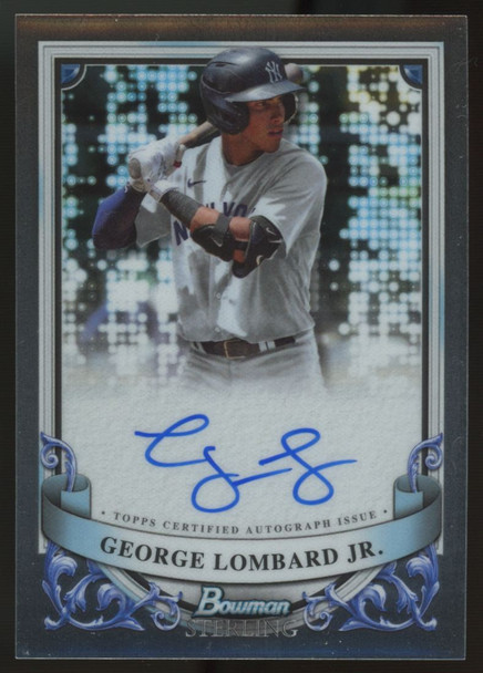 2024 Bowman Sterling George Lombard Jr. Prospect Auto #PA-GL
